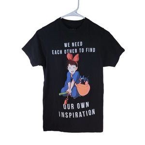Kiki's Delivery Service Bioworld Black Tshirt Men's Size Small